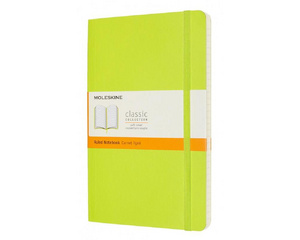 Блокнот Moleskine Classic Soft Large A5 120 листов в линейку салатовый на сшивке (130x210 мм)